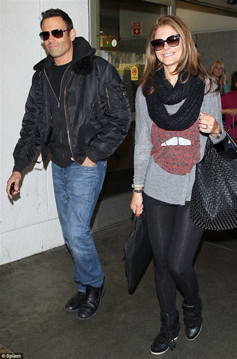 Seeing Double Maria Menounos Grins As Wide As The Motif On Her Jumper