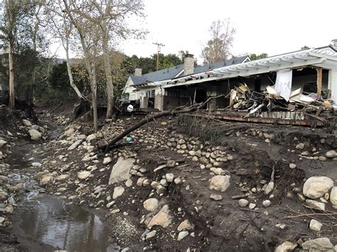 Photos More Scenes Of Destruction From Southern California Mudslides