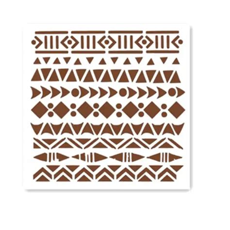 African Stencil Templates