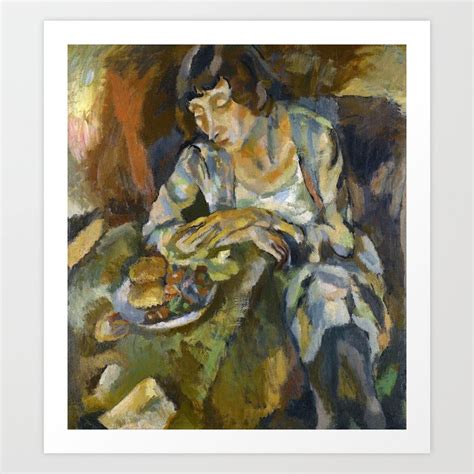 Jules Pascin Hermine Aux Fruits Modern Expressionism Art Print By