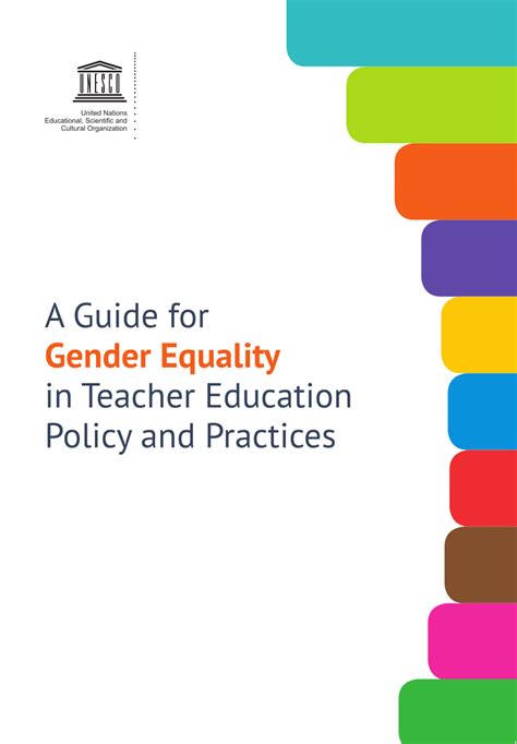 pdf a guide for gender equality in teacher education policy and practices