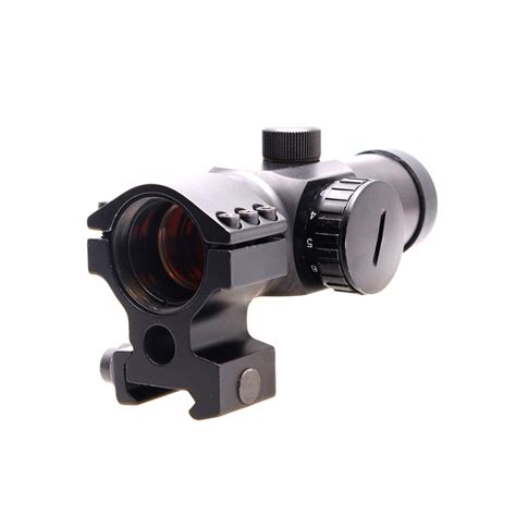 Ar 15 Illuminated 1x30 Red Dot Scope Sight With 1 Inch Or 30mm Red Dot