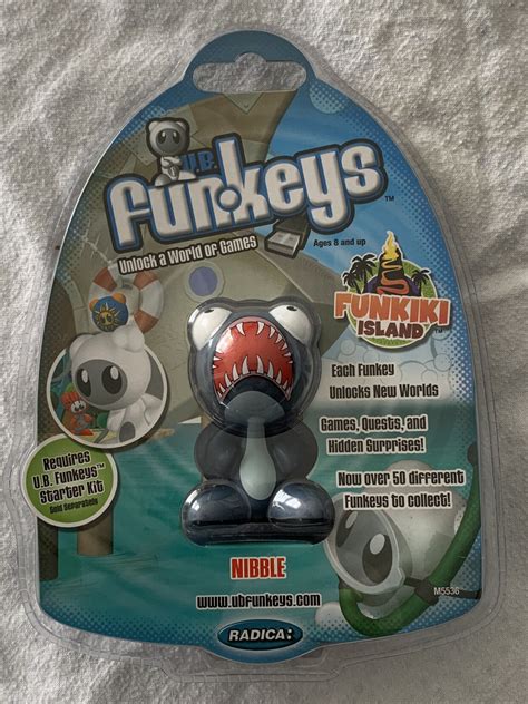 Radica Mattel Ub Funkeys Funkiki Island Nibble Gray New In Package