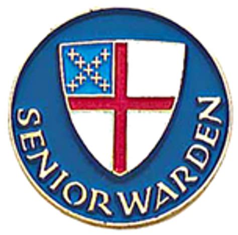 Senior Warden Lapel Pin Episcopal Shield Episcopal Shoppe