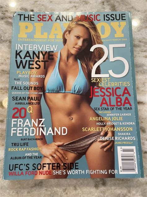 Mavin PLAYBOY MAGAZINE March 2006 25 Sexiest Celebrities Jessica Alba