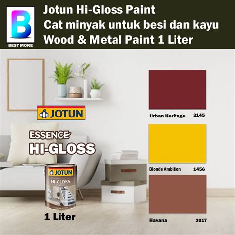 Jotun Hi Gloss Wood And Metal Paint 1 Liter Urban Heritage 3145