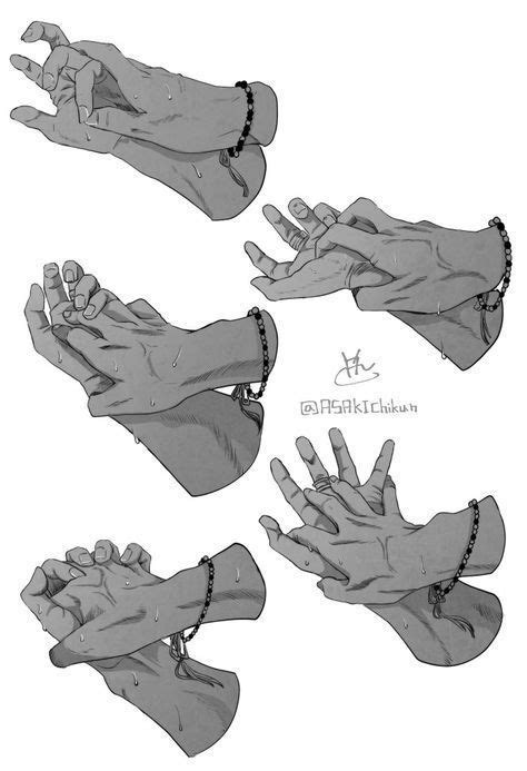 Easy Cartoon Drawings Hand Reference Hand Drawing Reference Drawing