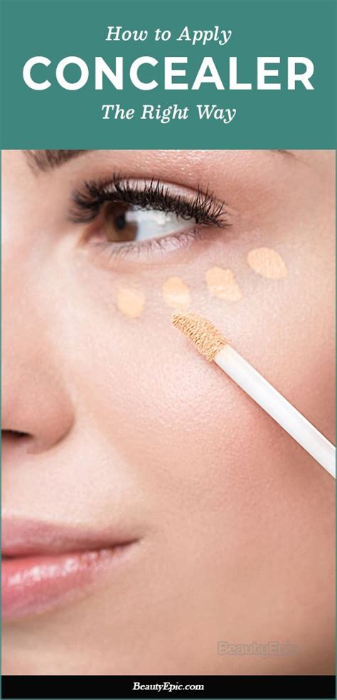 How To Apply Concealer The Right Way Apply Concealer Right How