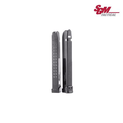 Sgm Tactical 9mm 33 Round Extended Magazine For Glock Pistols The Mag