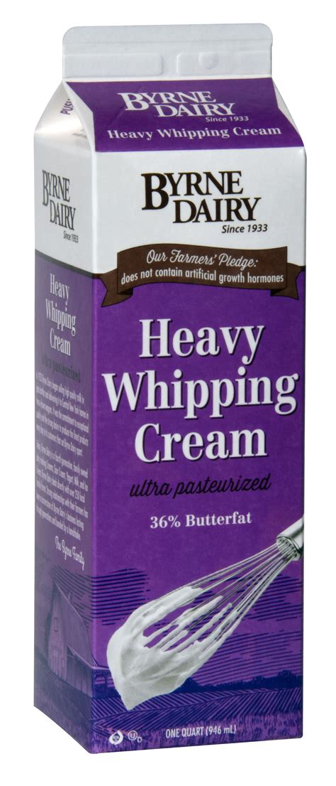 Byrne Dairy Heavy Whipping Cream, 1 Quart - Walmart.com - Walmart.com