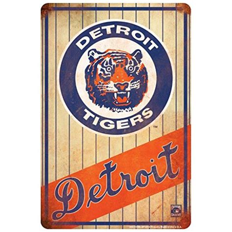 Detroit Tigers Retro Sign 8 X 12 You Can Find More Details By