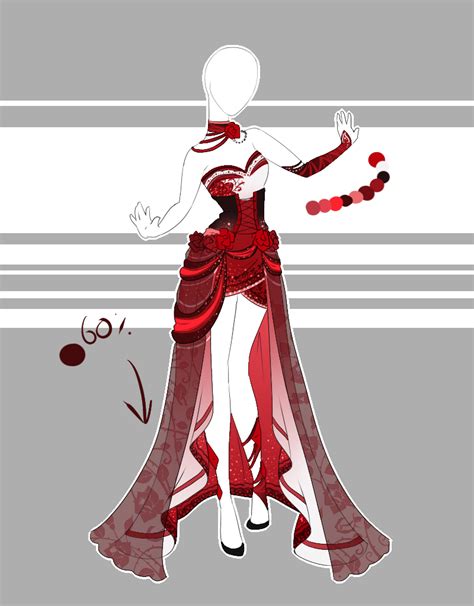 Outfit Adoptable 59open Fashion Design Drawings Dress