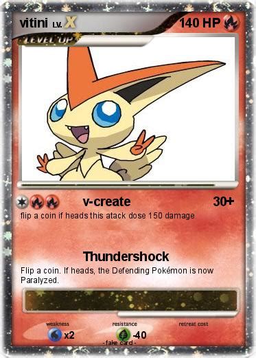 Pokémon Vitini V Create My Pokemon Card