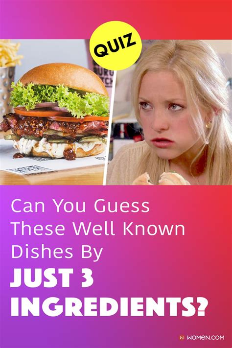 Can You Guess These Well Known Dishes By Just Three Ingredients If You