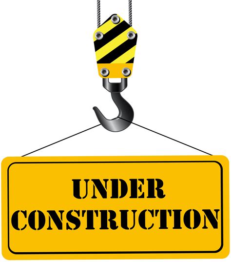 Set of black and yellow seamless caution tapes with different signs. Under Construction PNG Clip Art Image - Best WEB Clipart