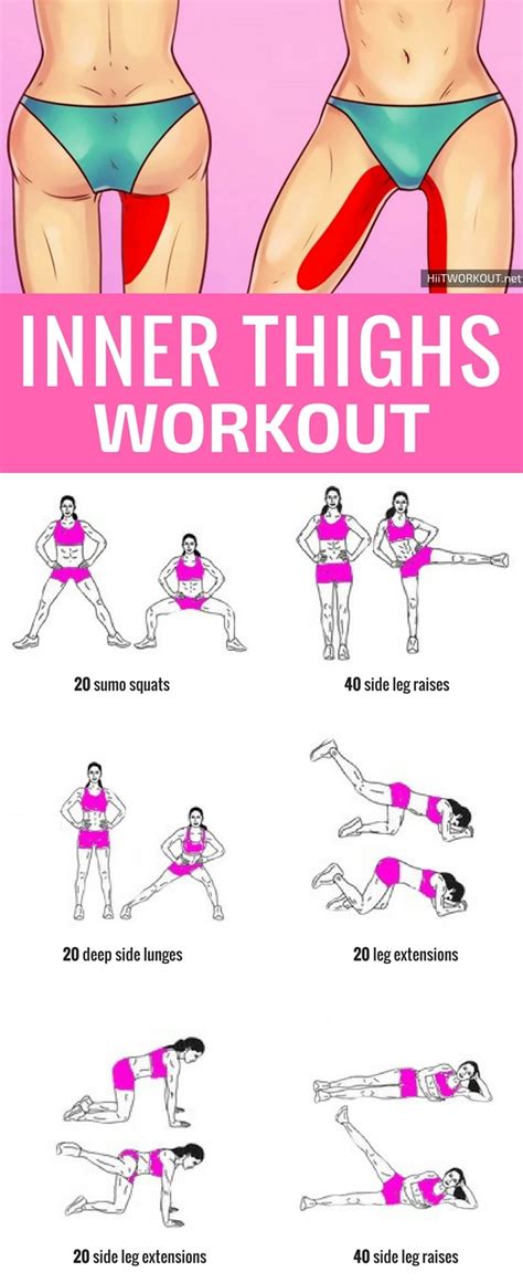 Minutes Inner Thigh Workout To Try At Home Beginner Workouts Workout Plan For Beginners At