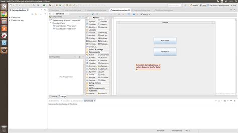 Java Eclipse Windowbuilder In Linux Is Broken Stack Overflow