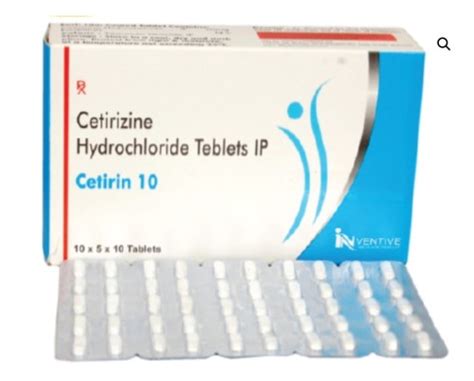Cetirin 10 Cetirizine Hydrochloride Tablets Ip General Medicines At