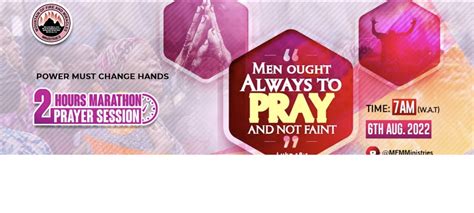 Power Must Change Hands Prayer Points August 2022 Pmch August 2022