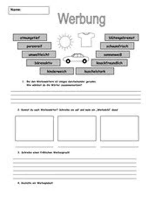 Das modell kann auf den aktuellen marketingalltag angewendet werden. Deutsch: Arbeitsmaterialien Werbung - 4teachers.de