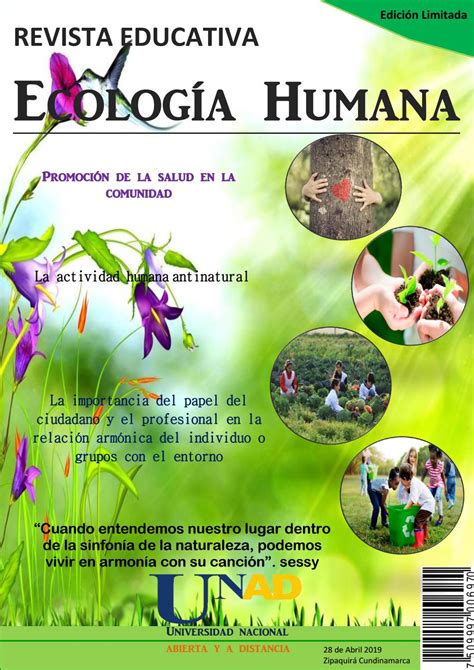 Revista Ecologia Humana Diana Rincón By Diana Rincon Issuu
