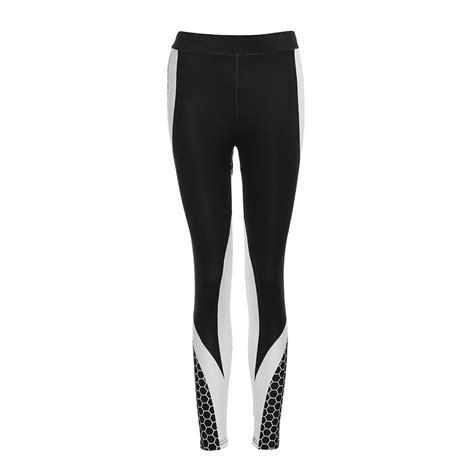 buy womens fashion 3d print yoga skinny workout gym leggings sports training cropped pants at