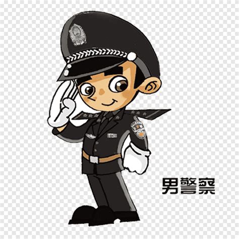 ضابط شرطة الكرتون ، عنصر الشرطة الذكور الحيوانات صورة ظلية Png