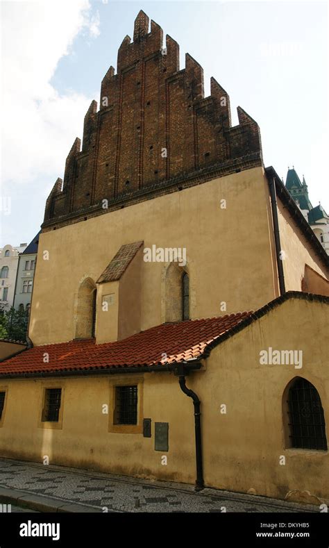 Czech Republic Prague Old New Synagogue Gothic 13th Century