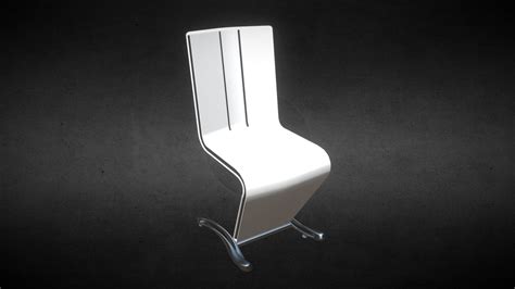 modern white chair download free 3d model by jucabal1984 [645839d] sketchfab