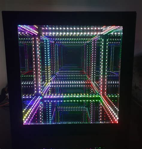 Hypercube Infinity 3d Led Cube Led Cube Avec Music Sync Etsy