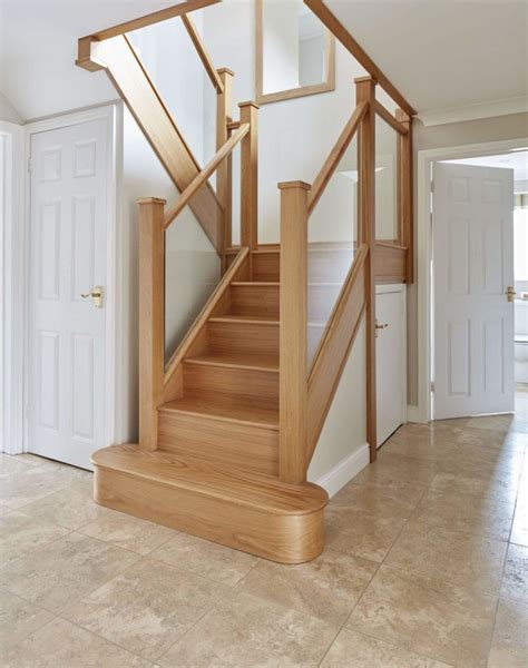 This Beautiful Dark Oak In Line Glass Staircase Has Transformed This