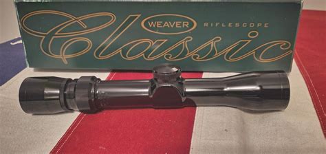 Weaver Classic Handgun Pistol Scope 25 8x28mm Black Gloss Dual X
