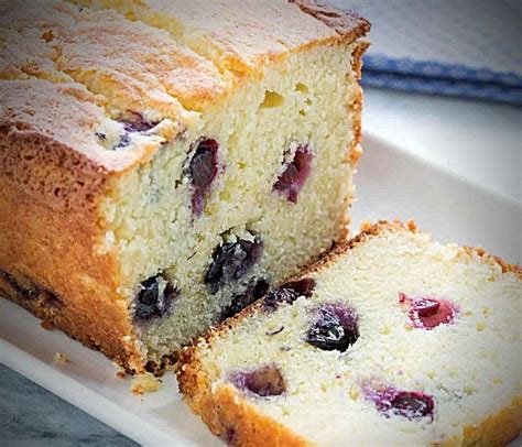Blueberry Cream Cheese Butter Cake