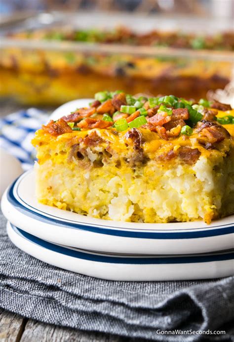 Tater Tot Breakfast Casserole With Video Recipe Easy Meals