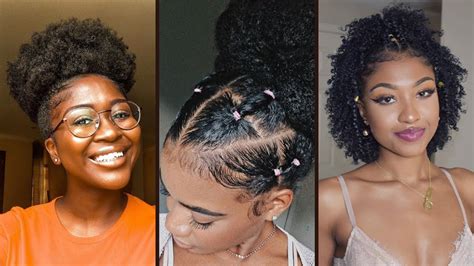 18 Easy Natural Hairstyles For Beginners Popular Barberhairstyles