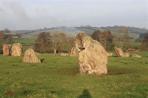 The Stone Circles At Stanton Drew Somerset England Standing Stone