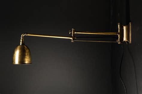 Vintage Brass Articulated Wall Light — Felix Lighting Specialists