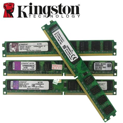 Kingston Memory Ram Memoria Module Desktop Pc 800 Ddr2 Pc2 6400 2gb 4gb 2pcs 2gb Compatible