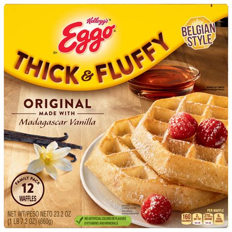 Save On Eggo Thick And Fluffy Belgian Style Waffles Original 12 Ct