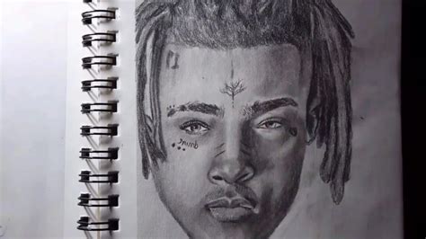 Rip Xxxtentacion Speed Drawing Youtube