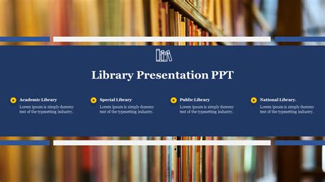 Awesome Library Presentation Ppt Template Design