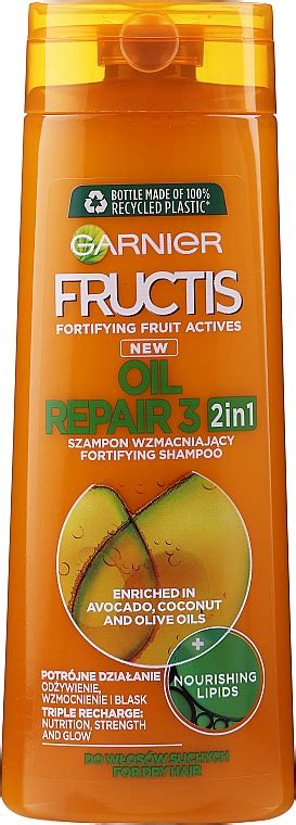 Garnier Fructis Oil Repair 3 Shampoo Champú nutritivo con aceite de