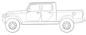 Jeep Truck Coloring Page - Coloringpagez.com