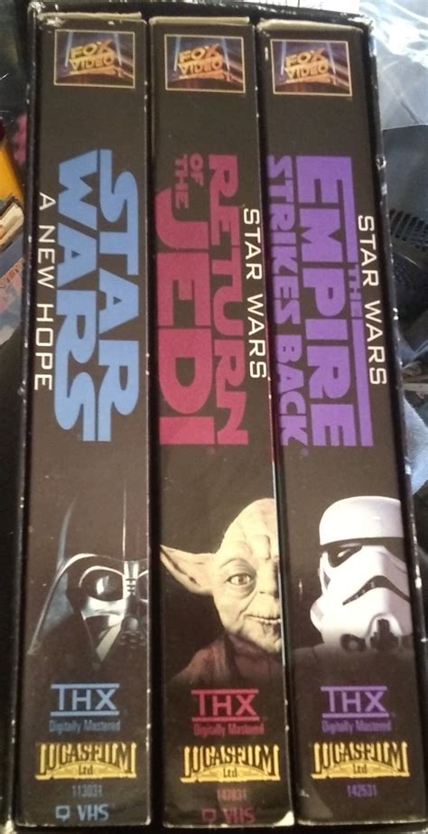 Star Wars Trilogy Original Versions Unaltered Vhs No Greedo Etsy