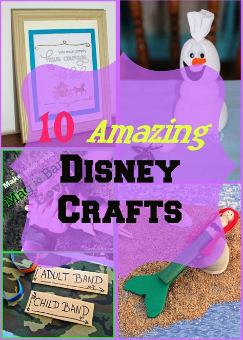 10 Amazing Disney Crafts House Of Faucis Disney Crafts Disney