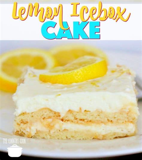 Lemon Icebox Cake Video Recipe Icebox Cake Lemon Icebox Cake