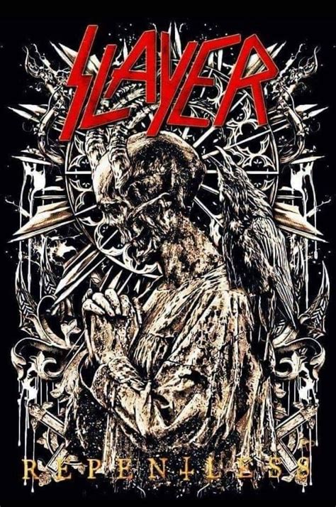 Metal Fan Slayer Band Band Posters Heavy Metal Music