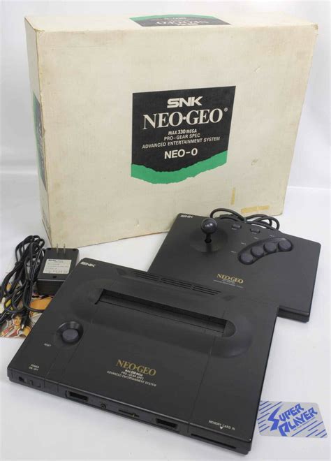 Neo Geo Aes 1st Model Serial 007740 Boxed Wz Snk Club Member Card