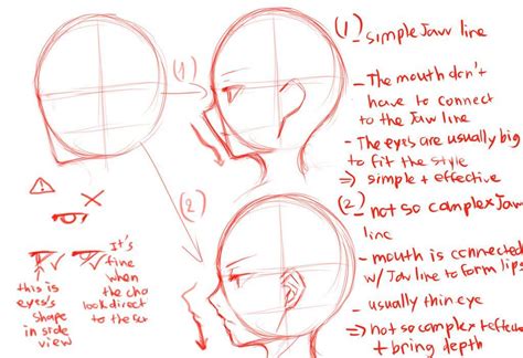 Anime Side Profile Reference Drawing We Offer Two Popular Choices