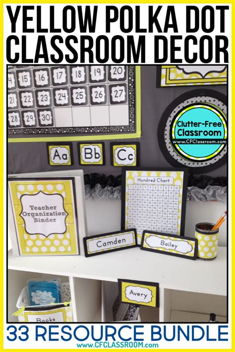 Yellow Classroom Decor Is A Theme For Teachers Who Want A Bright And